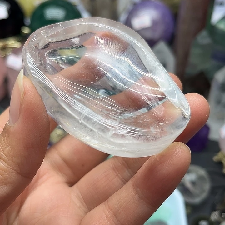 珠宝半成品水晶未镶嵌92克水晶碗