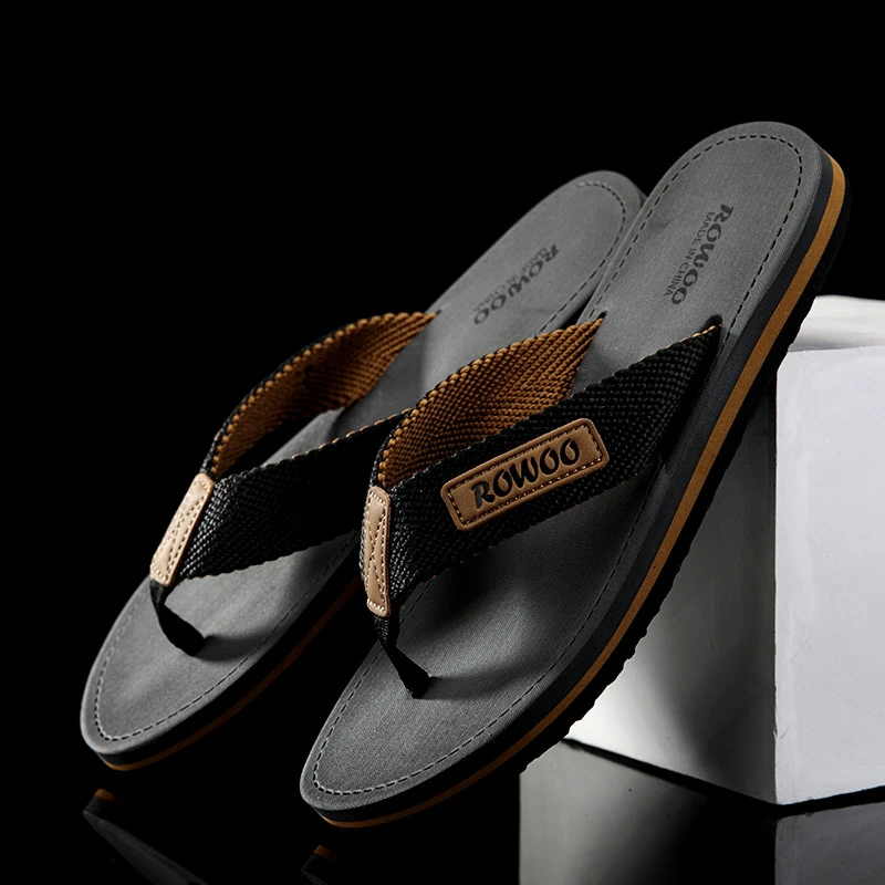 HAMOLENA人字拖男夏季潮流防滑耐磨凉拖男士休闲沙滩夹脚时尚拖鞋