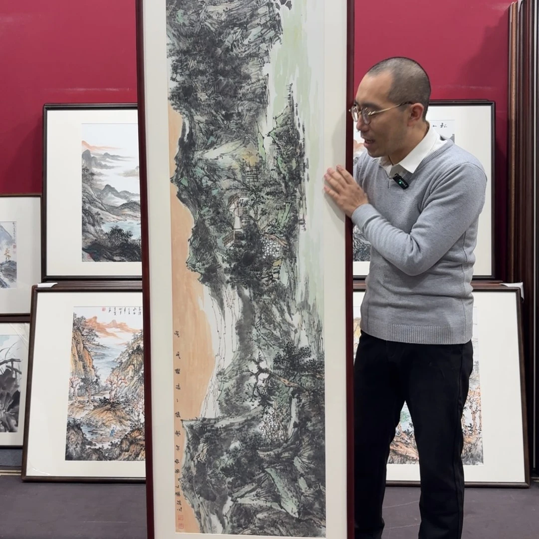 阿***布国画手绘作品210/80