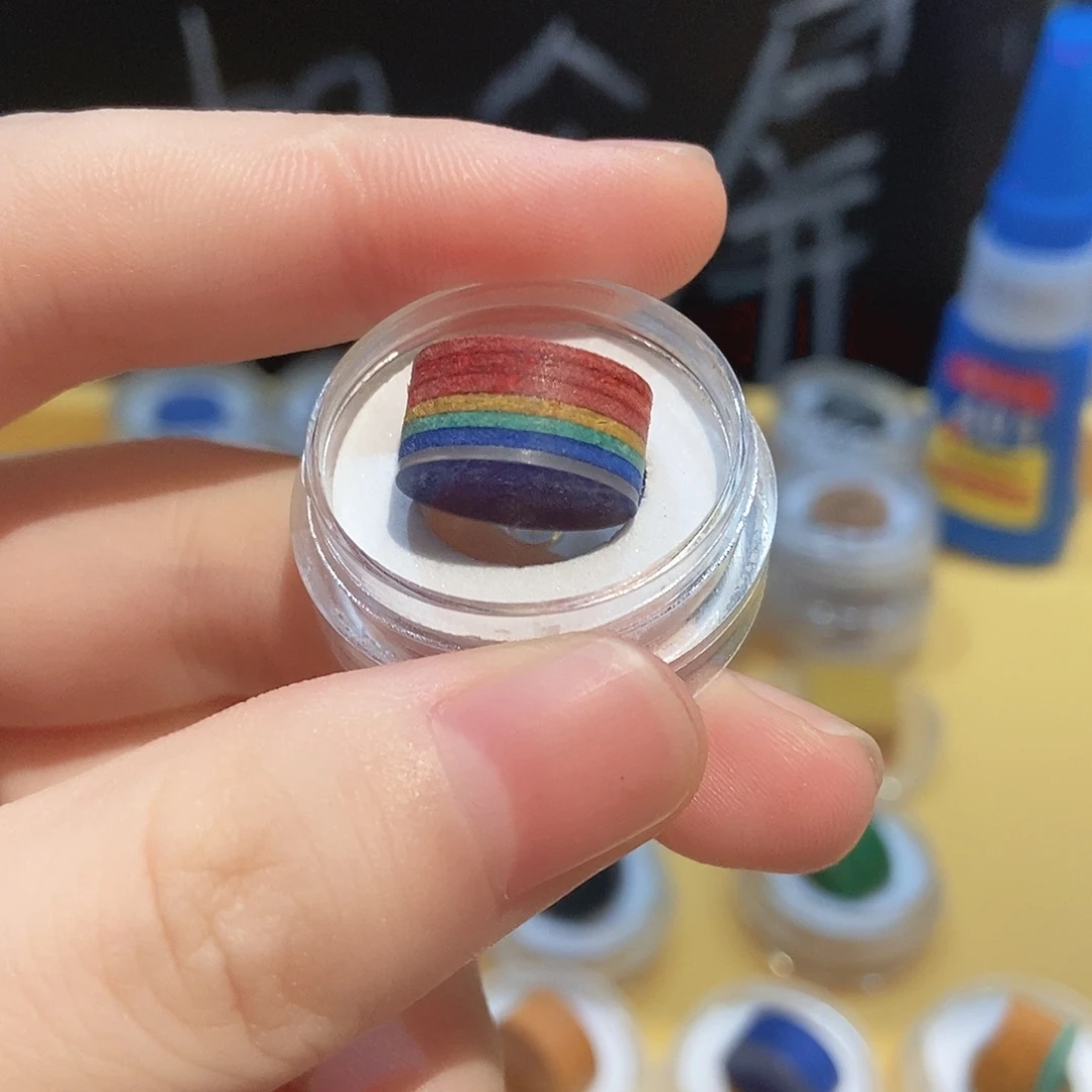 歪***️彩虹皮头大头杆➕胶水