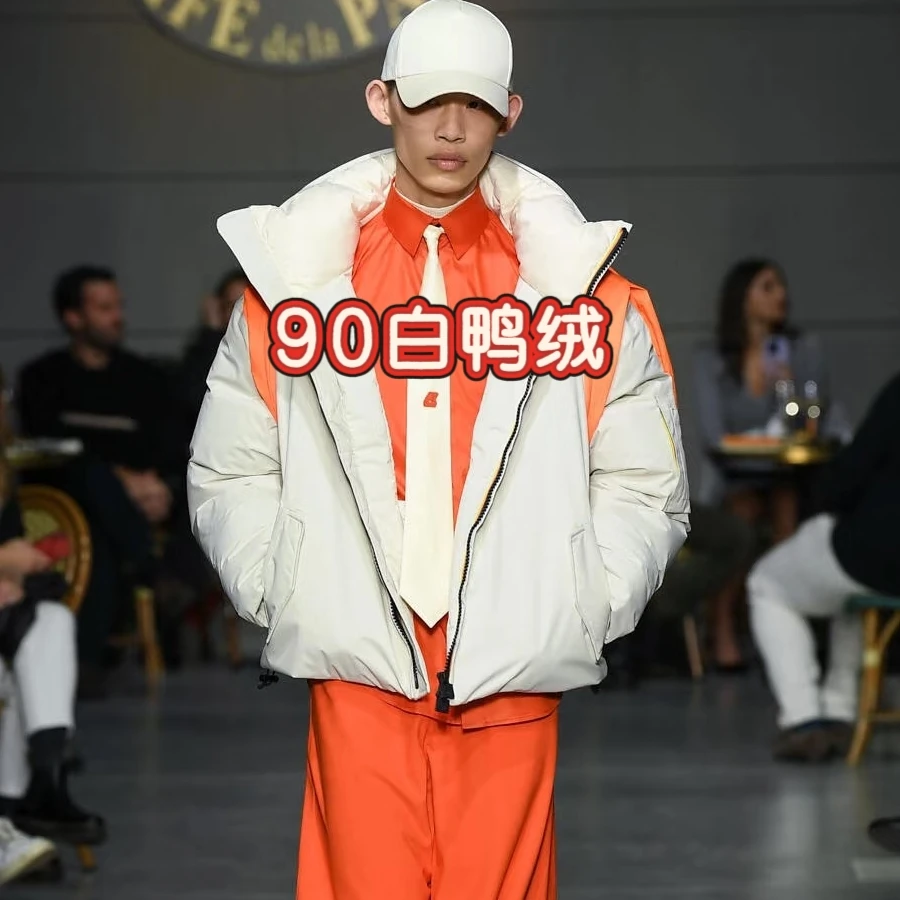 官方款号【16009-颖】25年冬款重磅百搭时尚立领潮流90羽绒服新品