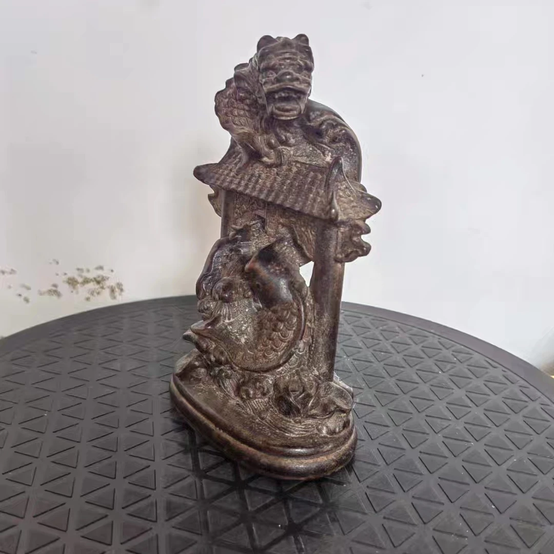 空间陈设，木雕摆件