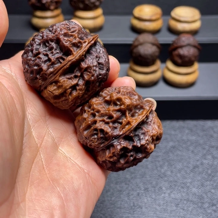 吊坠文玩核桃F麒麟大花42