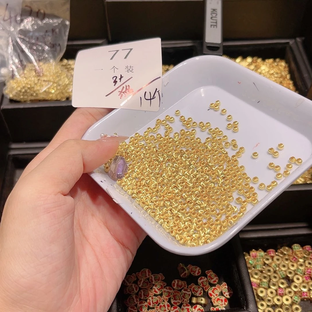 紫晶珠宝半成品银S925镀金镶嵌77