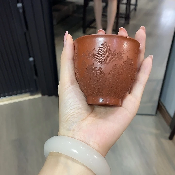 茶壶紫砂全手工打造