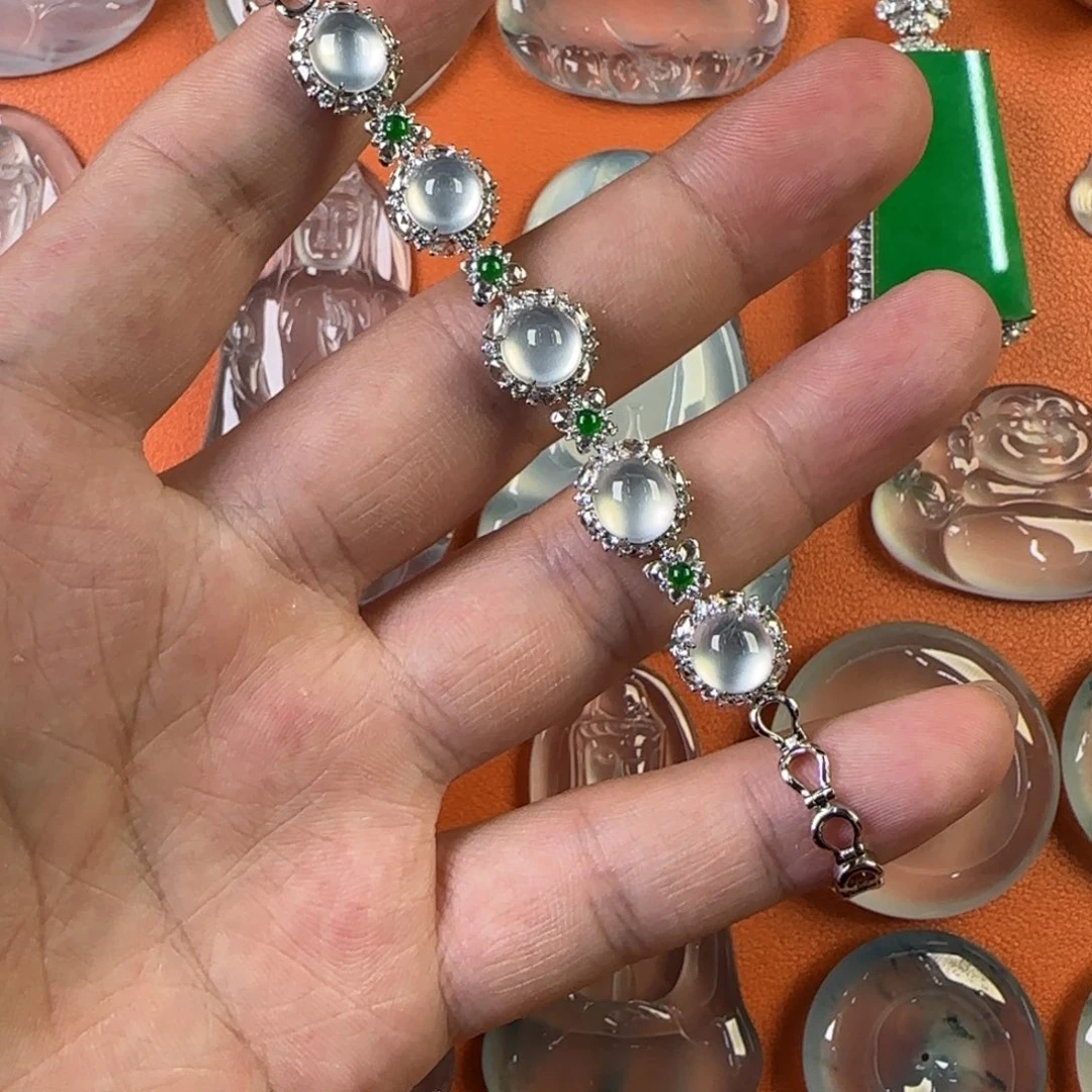 定制翡翠未镶嵌天然