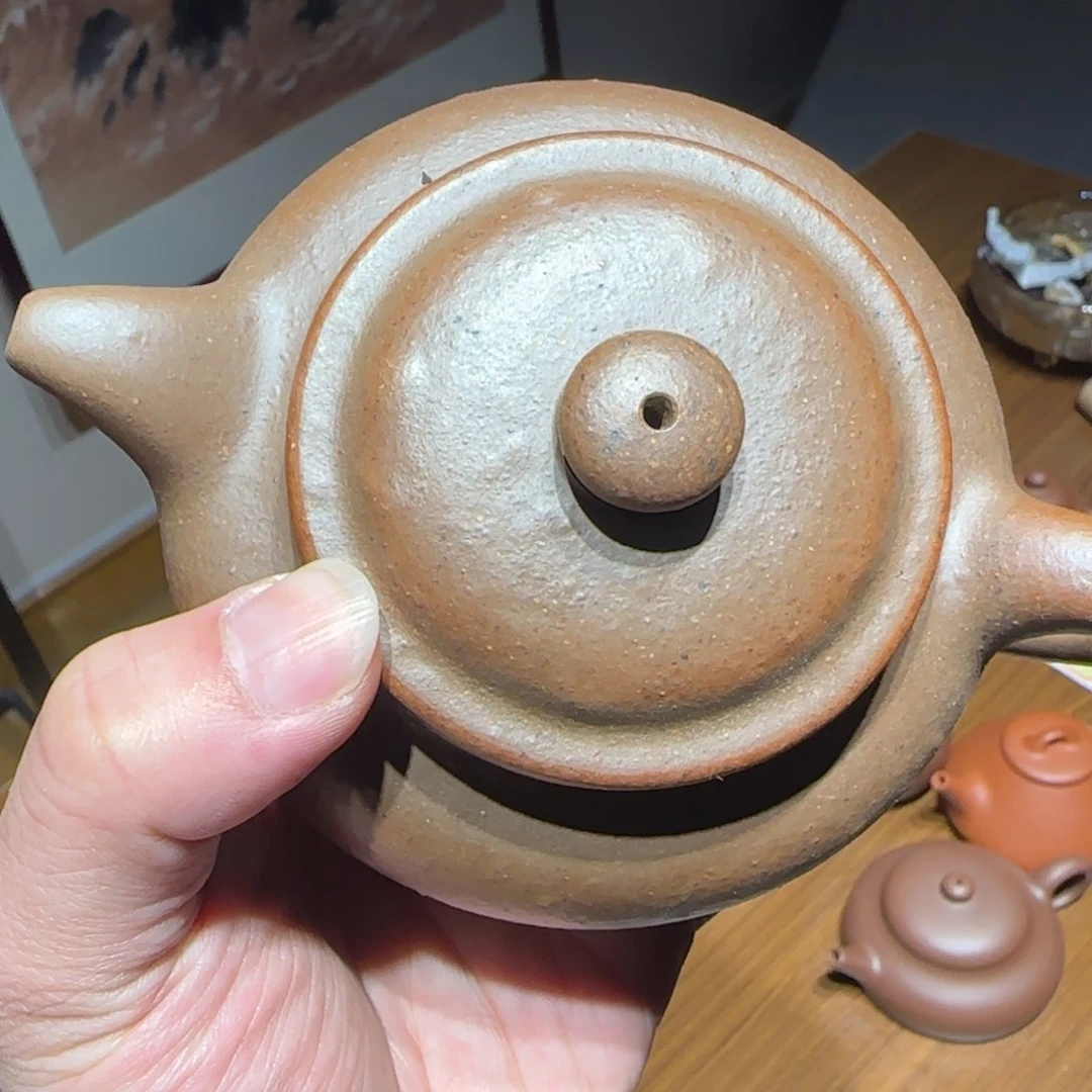 紫砂茶壶天青 瑕疵 裰只