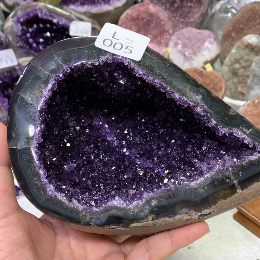 【闪购商品】水晶摆件未镶嵌海****平天然紫水晶