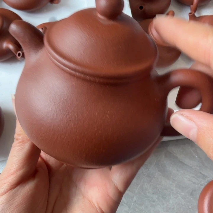 茶壶紫砂200cc红降坡潘壶