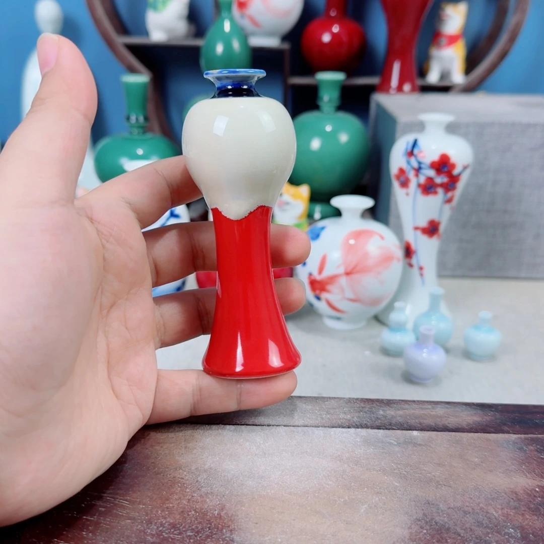 陶瓷手工小花器摆件