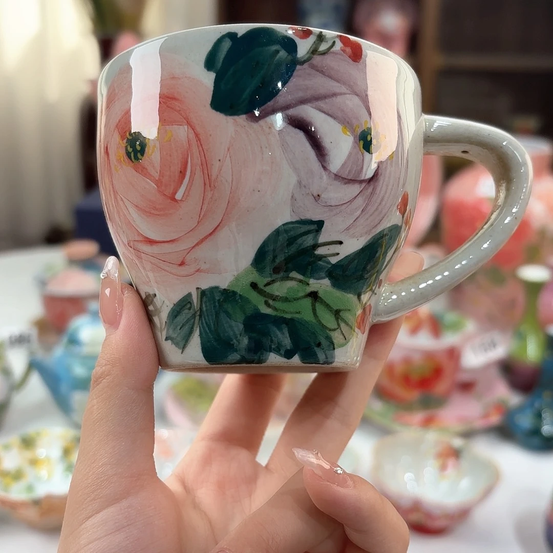 景德镇手绘高温釉下彩陶瓷茶具