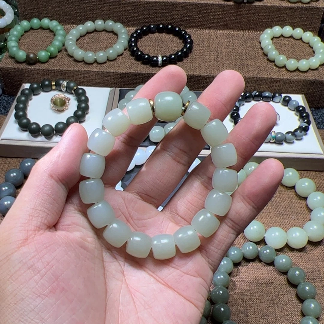 未镶嵌手链和田玉（糖玉）