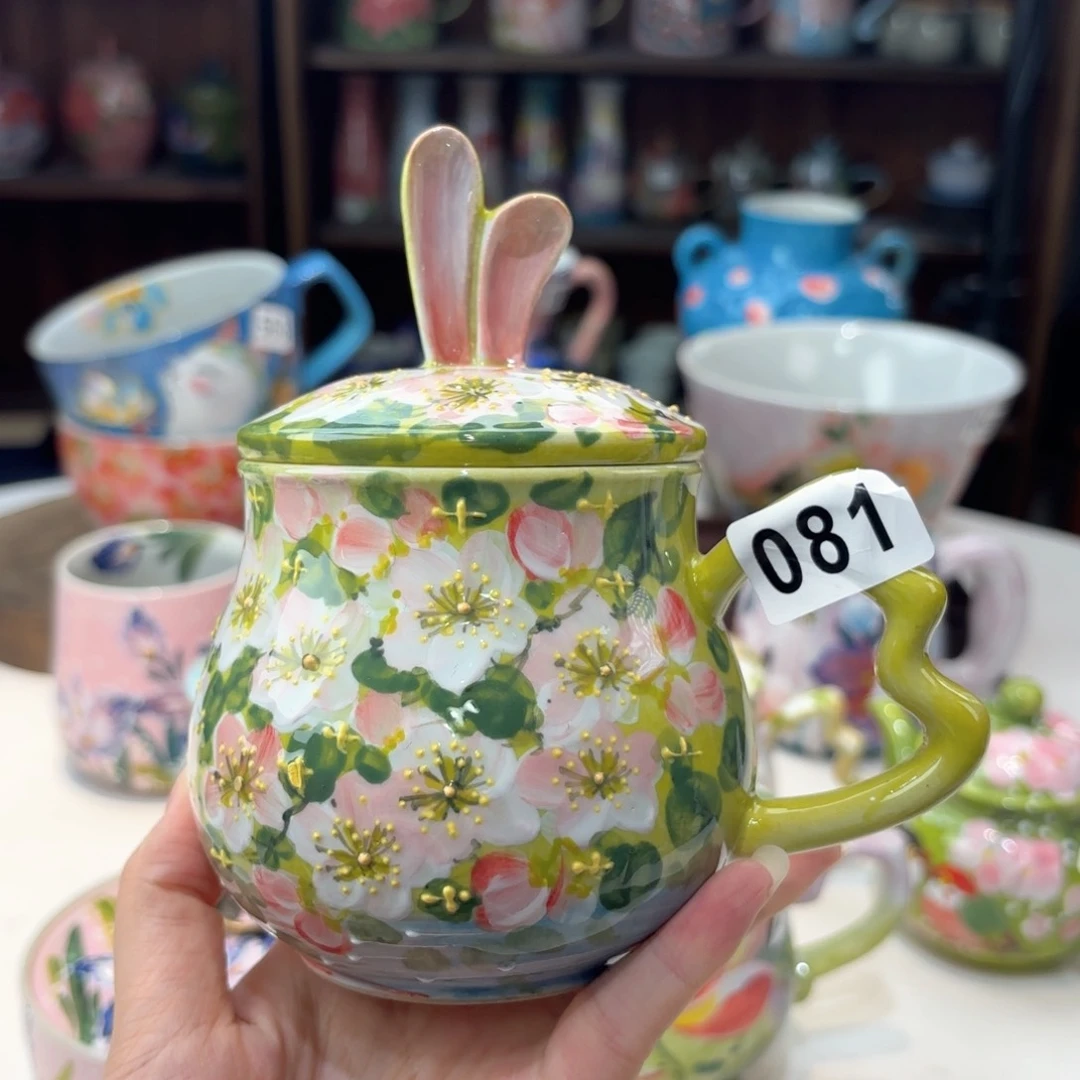 景德镇手绘高温釉下彩陶瓷茶具