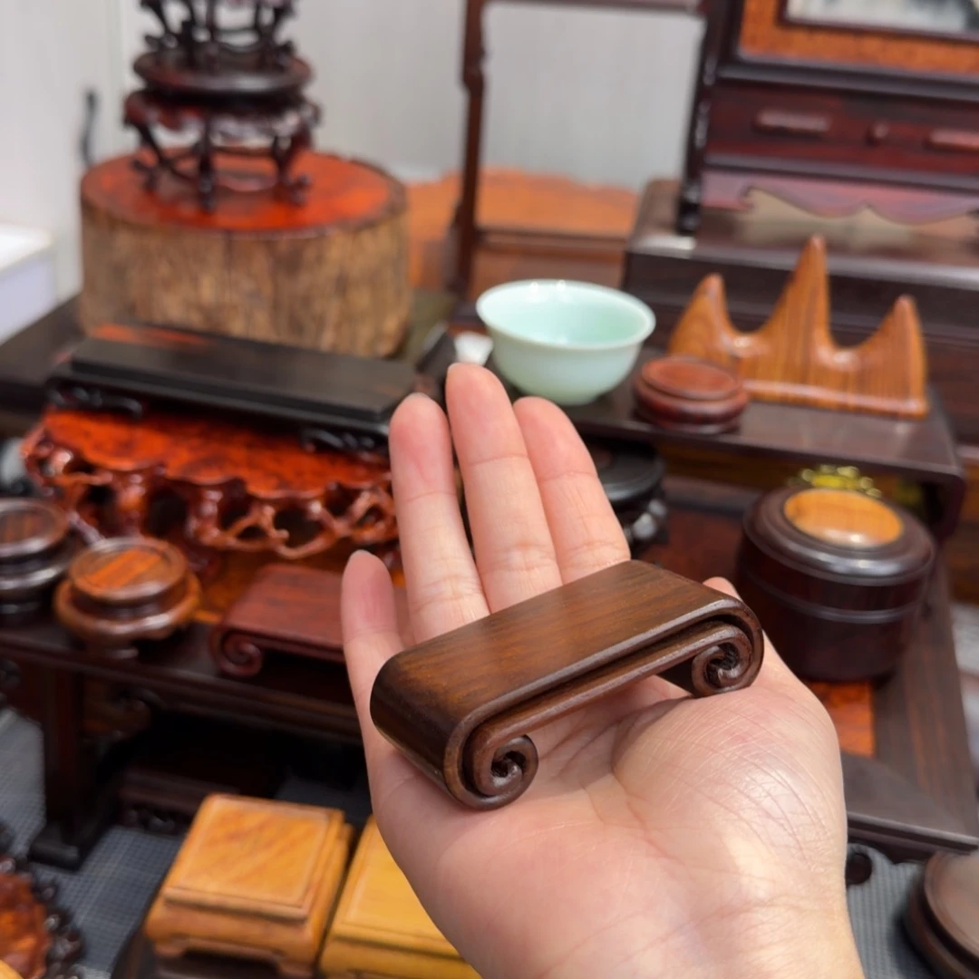 木大红酸枝交趾黄檀底座一木