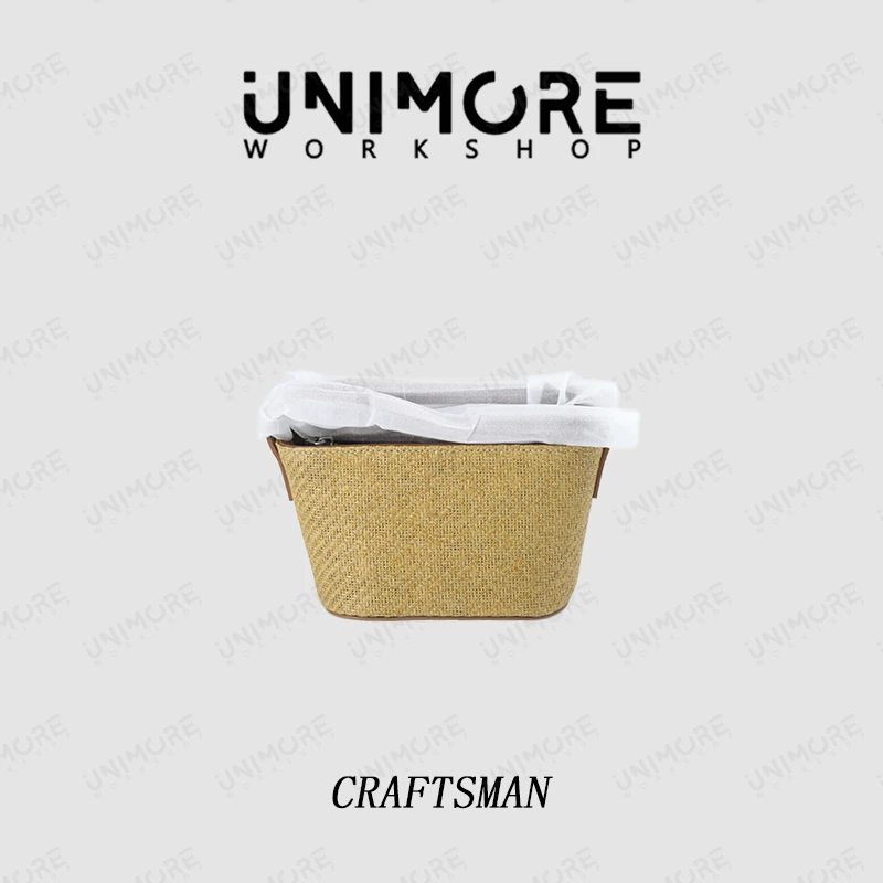 【造物至定制】头层牛皮  新款极简编织斜挎包-UNIMOREWORK SHOP