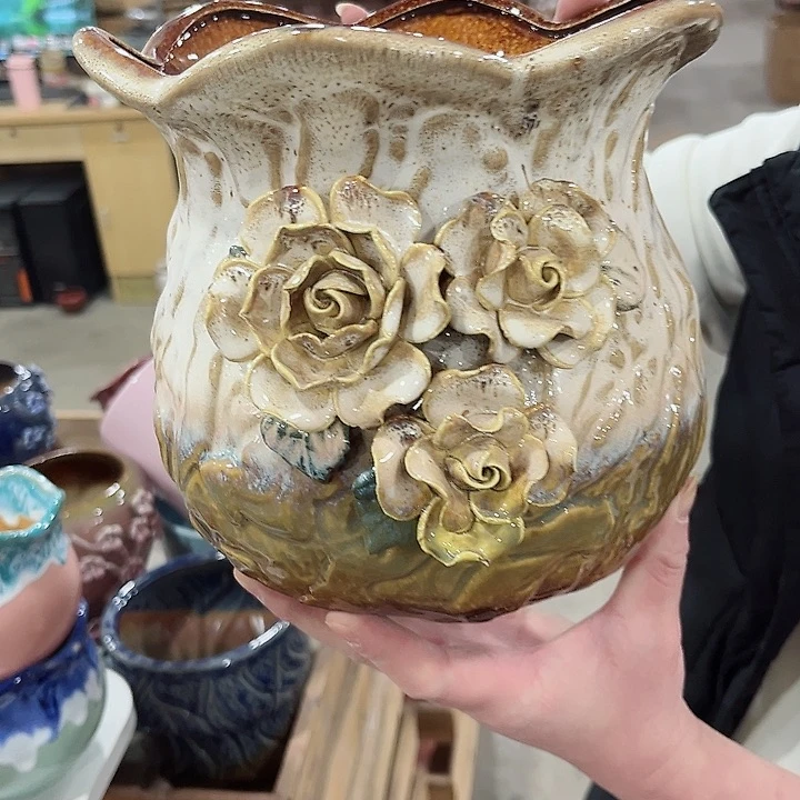 陶瓷陶瓷多肉植物花盆