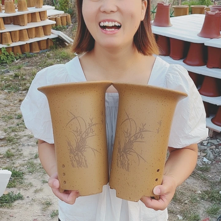 紫砂花盆宜兴紫砂精品花盆