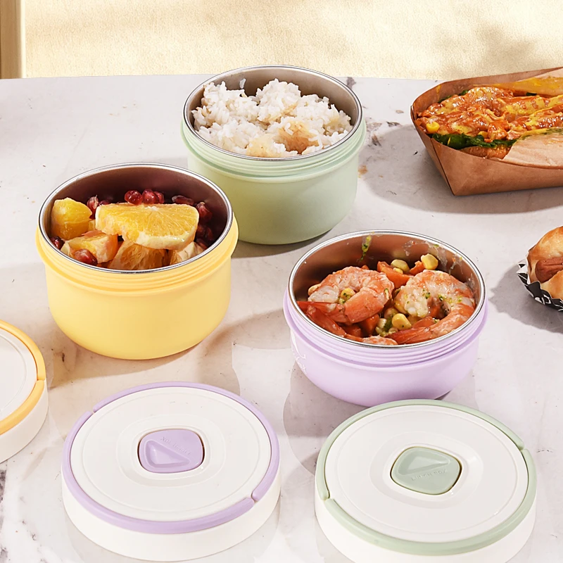 304不锈钢保温饭盒上班族保温便携学生家用便当可拆卸买一送一