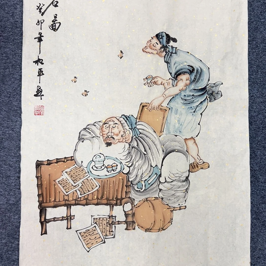 国画宣纸国画纯手绘作品