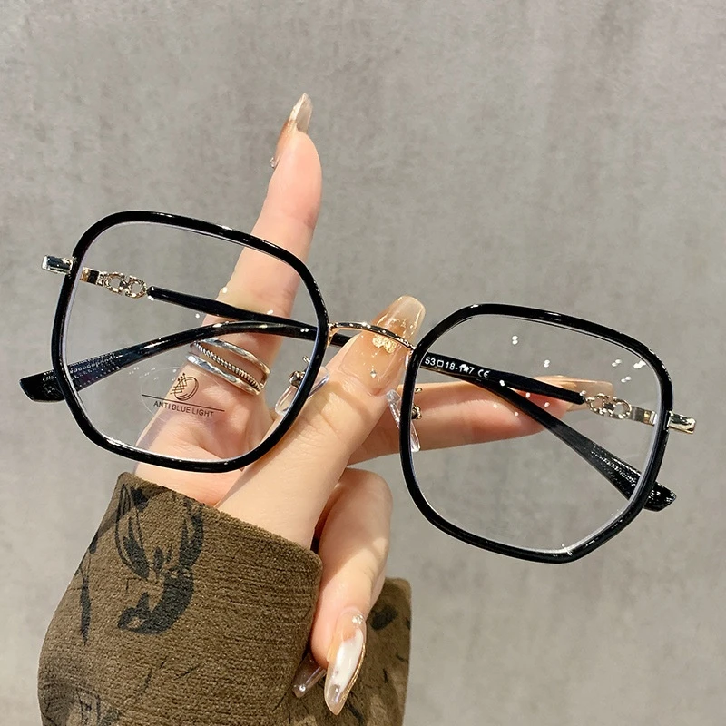 韩系眼镜框素颜显白防蓝光眼镜女2025新款高级感可配度数近视镜架