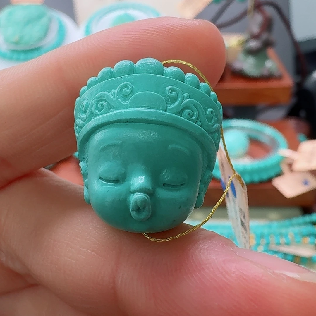 绿松石未镶嵌珠宝半成品
