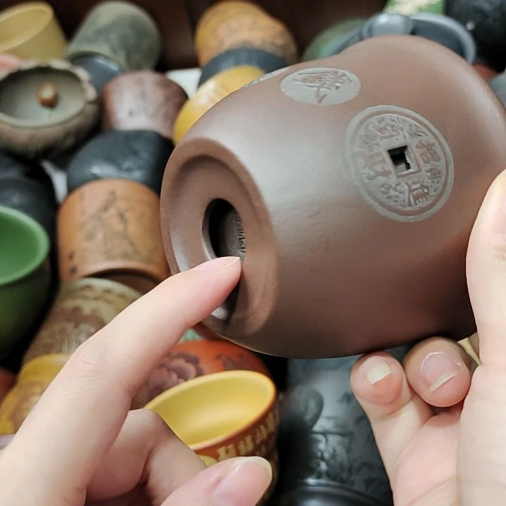 茶杯紫砂宜兴紫砂正品具