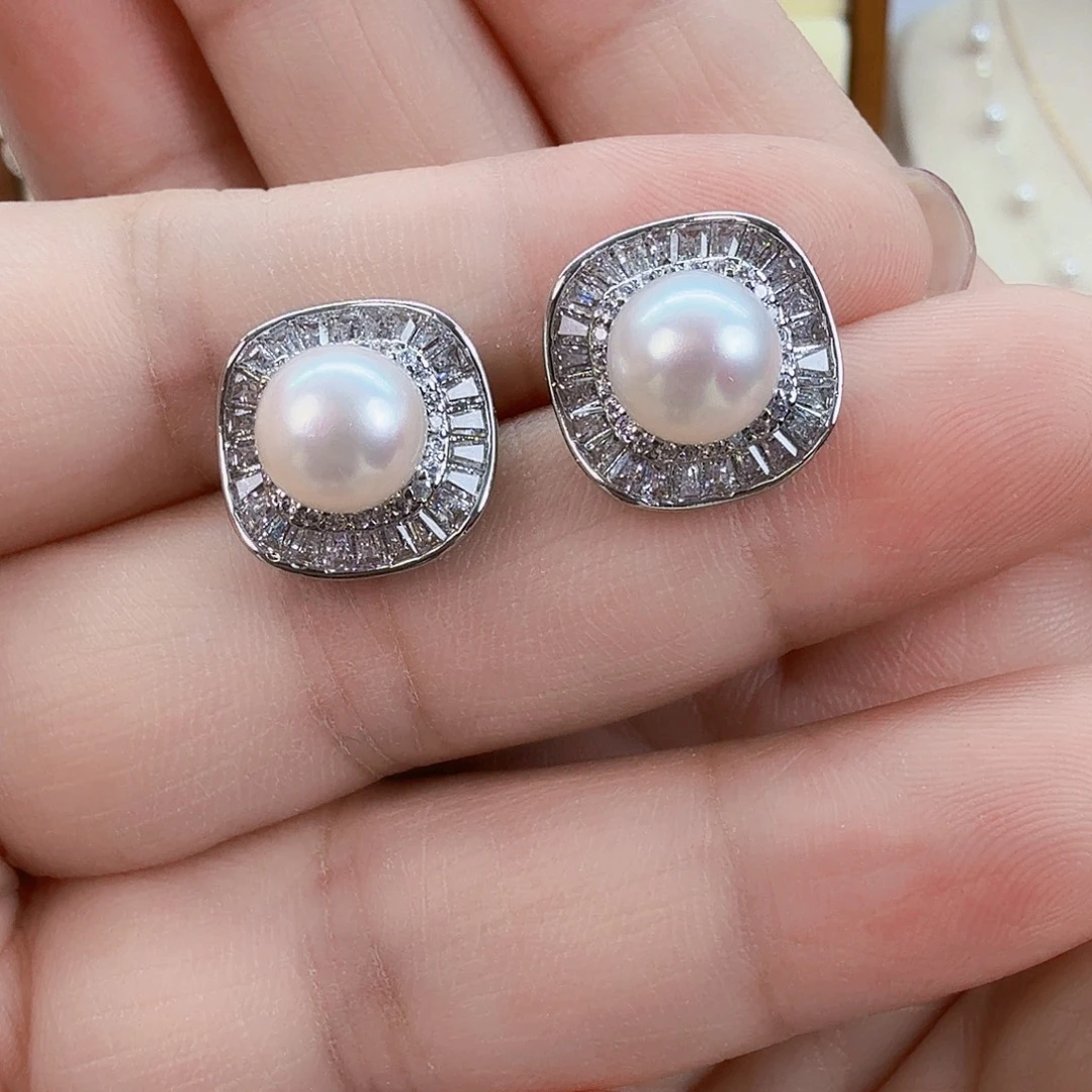 耳饰未镶嵌淡水珍珠