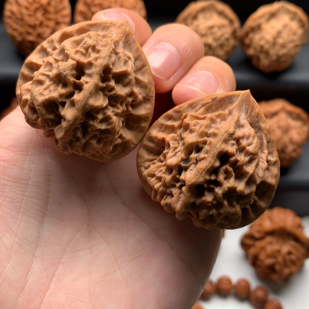 今***生文玩核桃把件秦野