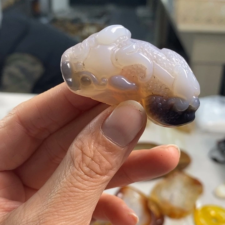 玛瑙/玉髓吊坠(不含链)未镶嵌