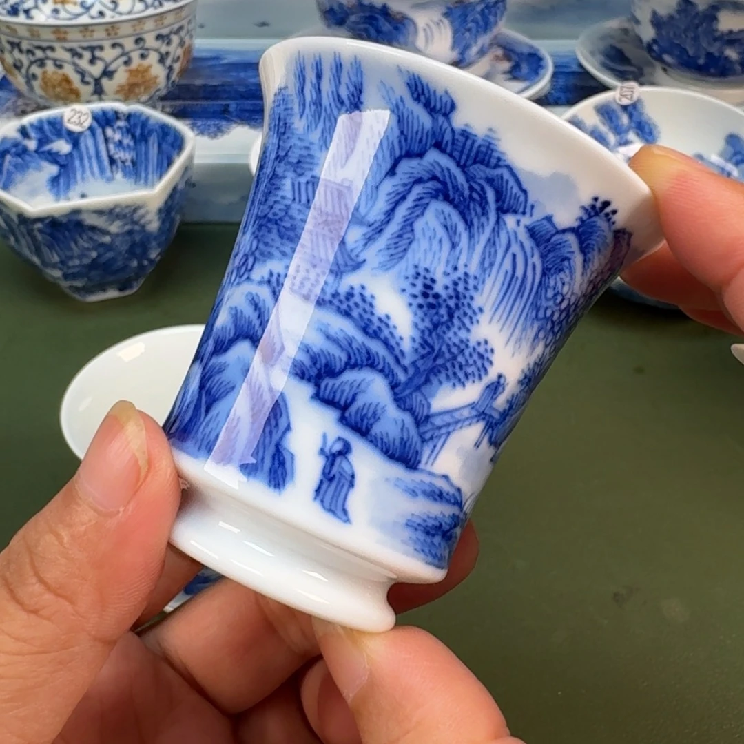 景德镇纯手绘茶具圆圆224