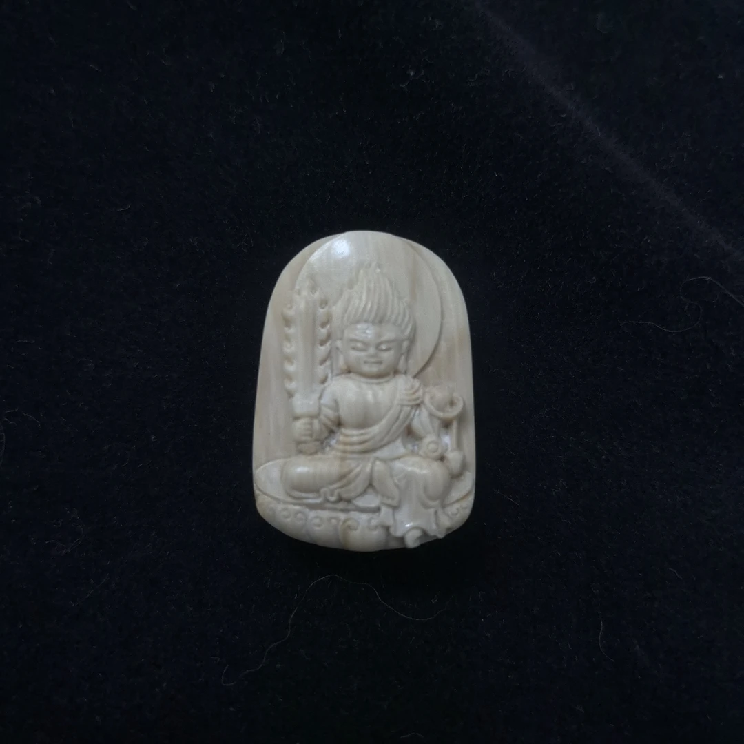 鬼Q文玩 猛犸不动明王宝宝佛萌版吊坠