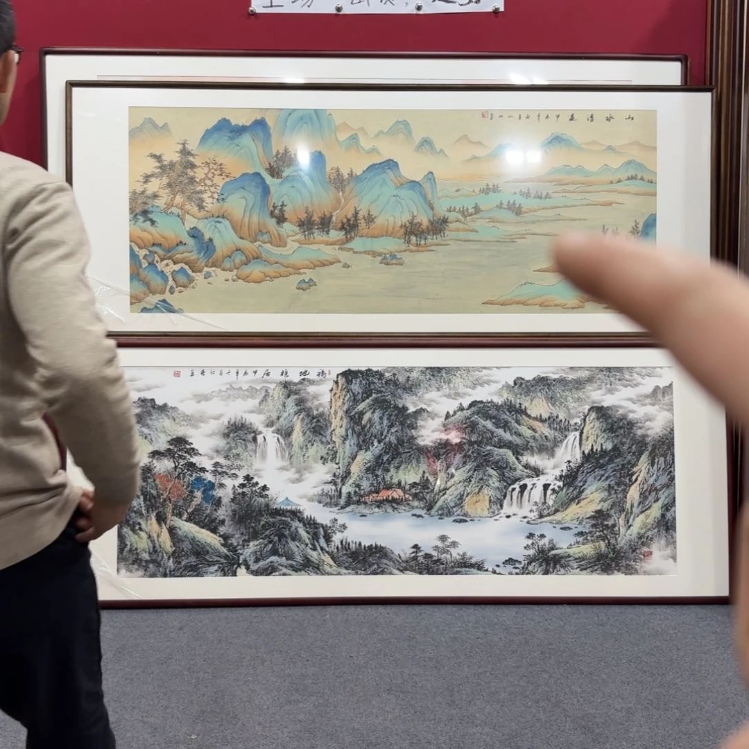 国画用****2带框绘画作品