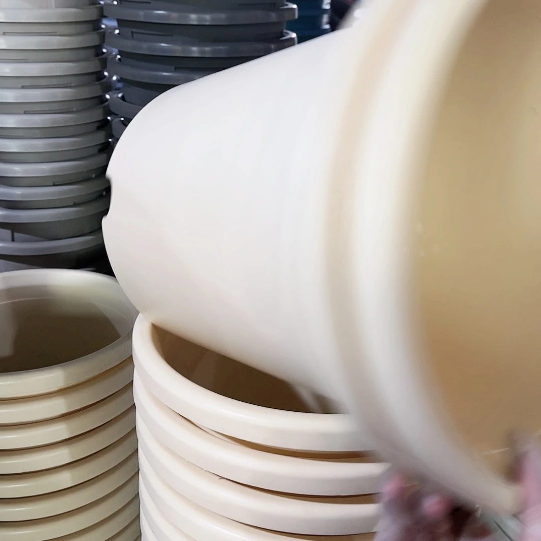 树脂四季盆7#无拖米黄5