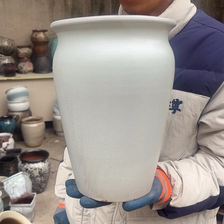 紫砂茶碗瑕疵口径20高度30白