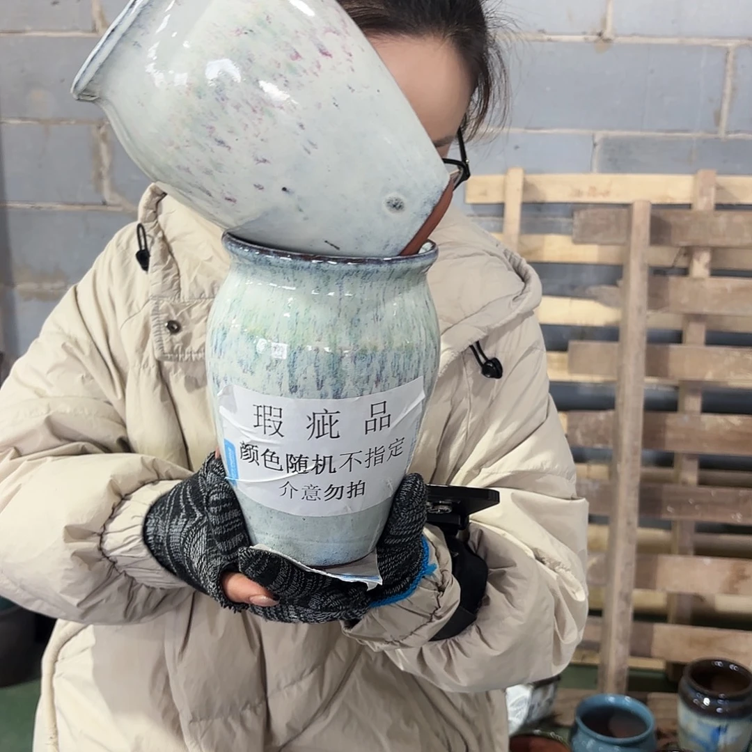 红陶瑕疵高18/13两个