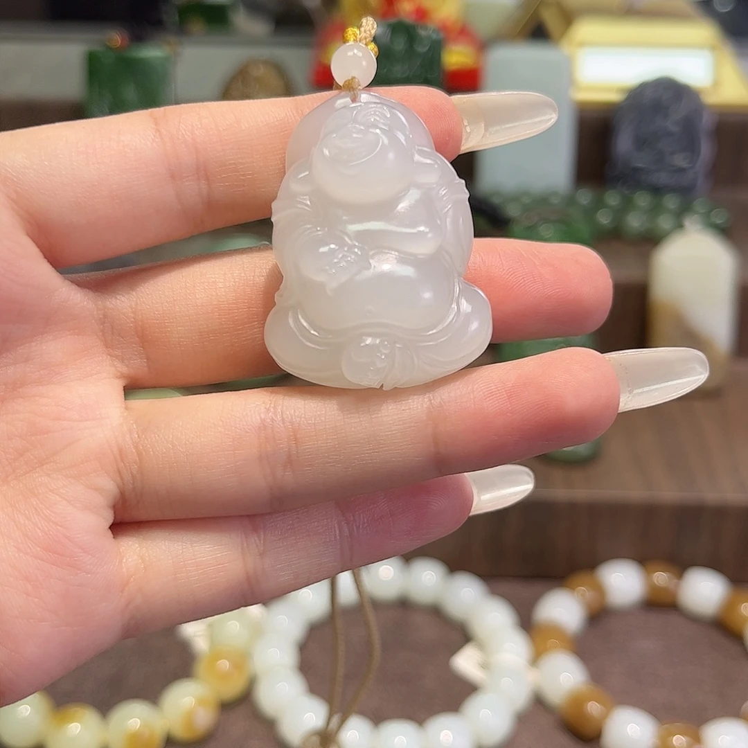 和田玉未镶嵌手串