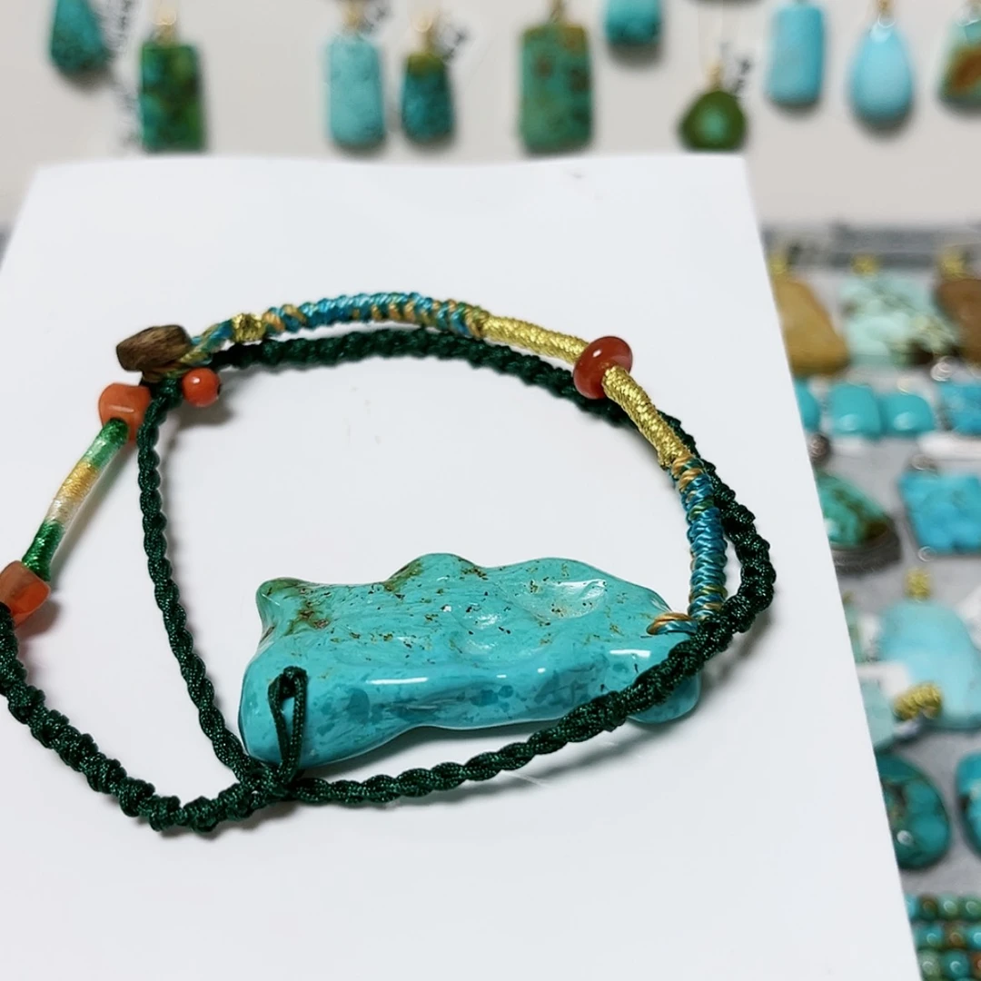 【闪购商品】未镶嵌绿松石珠宝奇石诺***妈