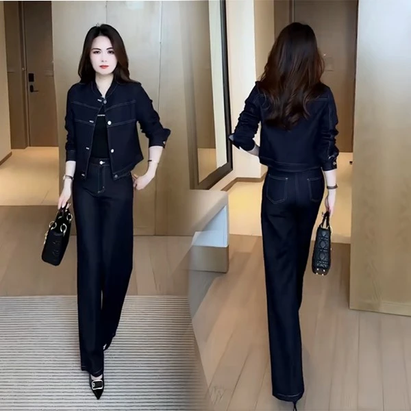 2025春秋新款时尚洋气穿搭气质休闲显瘦洋气韩版减龄套装21秋季