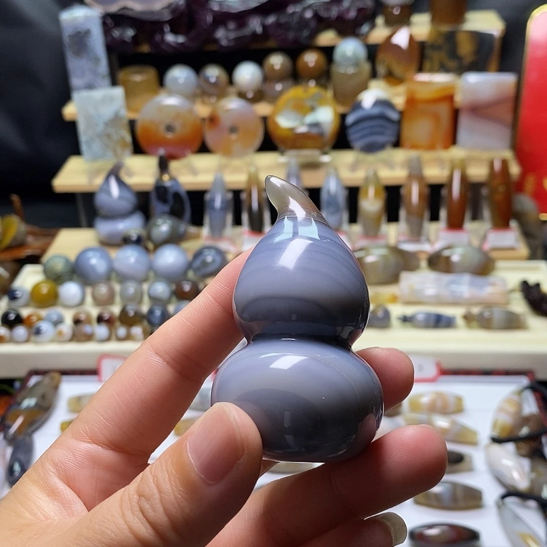 玛瑙/玉髓颈饰未镶嵌葫芦