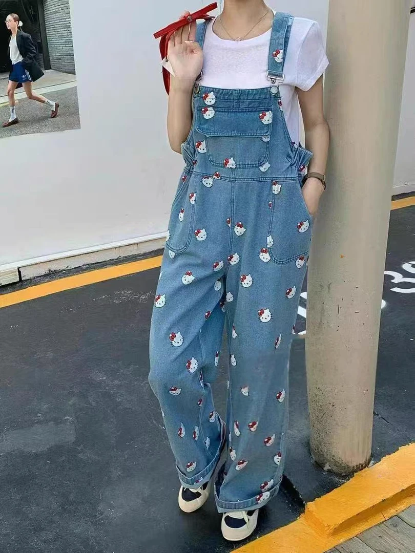 裤长124    8165【星落小猫】背带裤