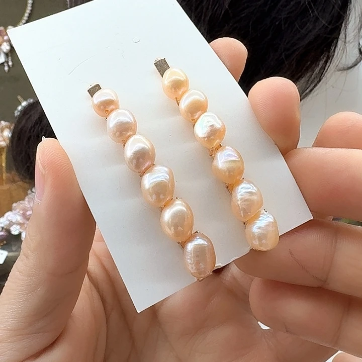 未镶嵌发饰淡水珍珠