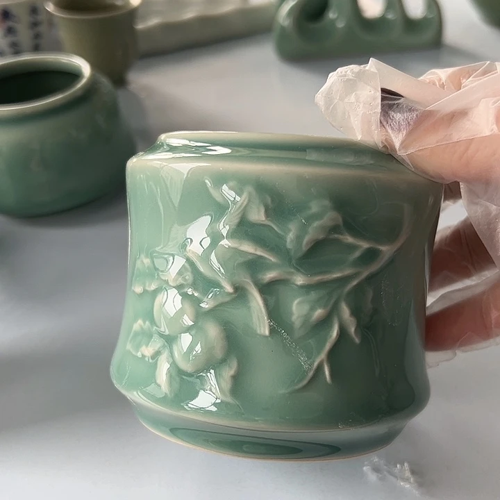 小米茶器龙泉青瓷
