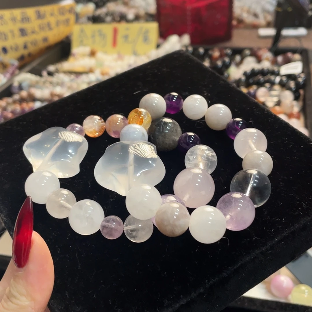 水晶手链未镶嵌大星星