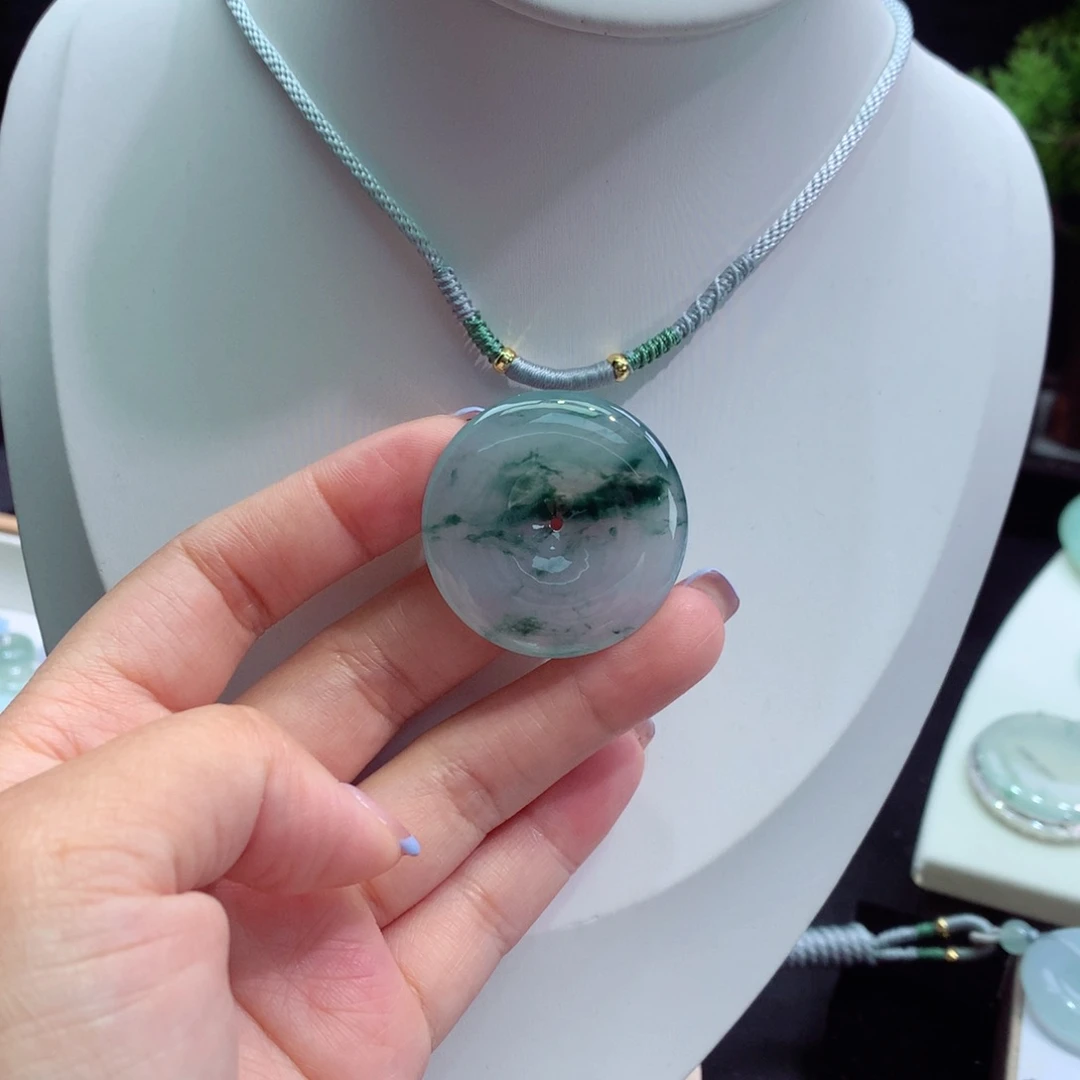 颈饰未镶嵌翡翠11尺寸34.4*5.8