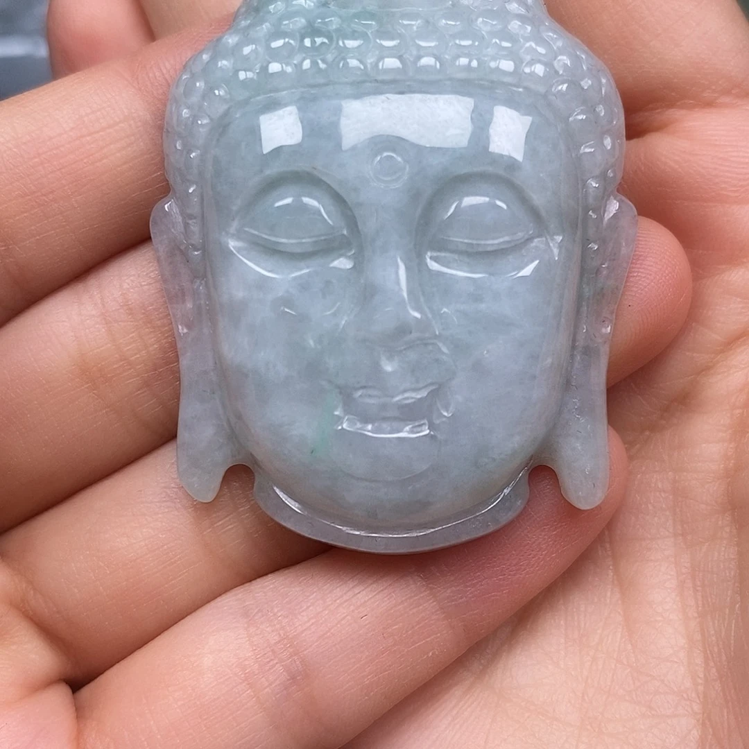 颈饰未镶嵌翡翠佛头