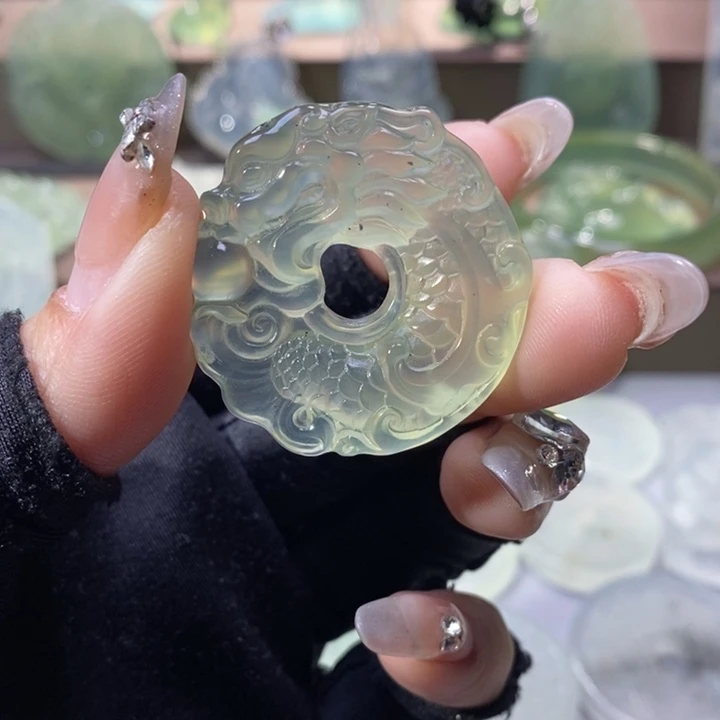 岫玉吊坠未镶嵌北**✨吊坠