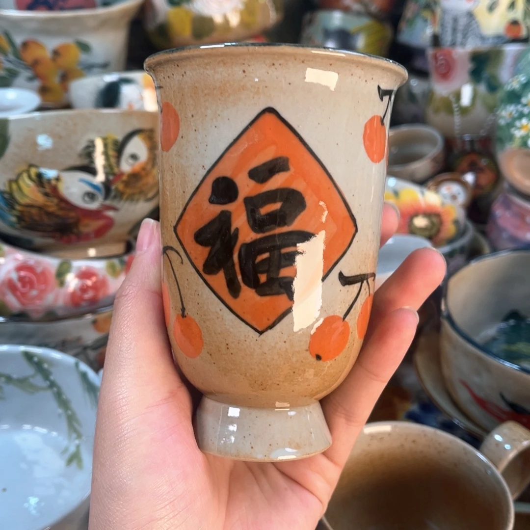 景德镇手工手绘杯