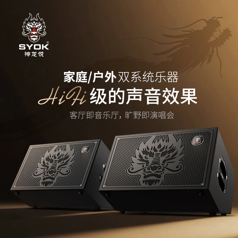 户外专业演出级大功率对箱适合K歌直播乐器使用