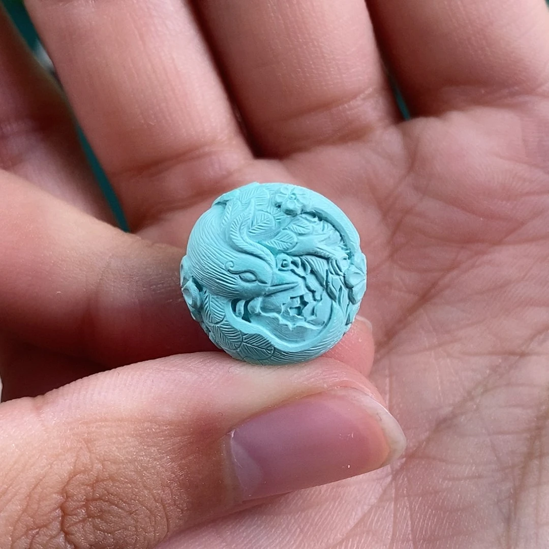 绿松石珠宝奇石未镶嵌