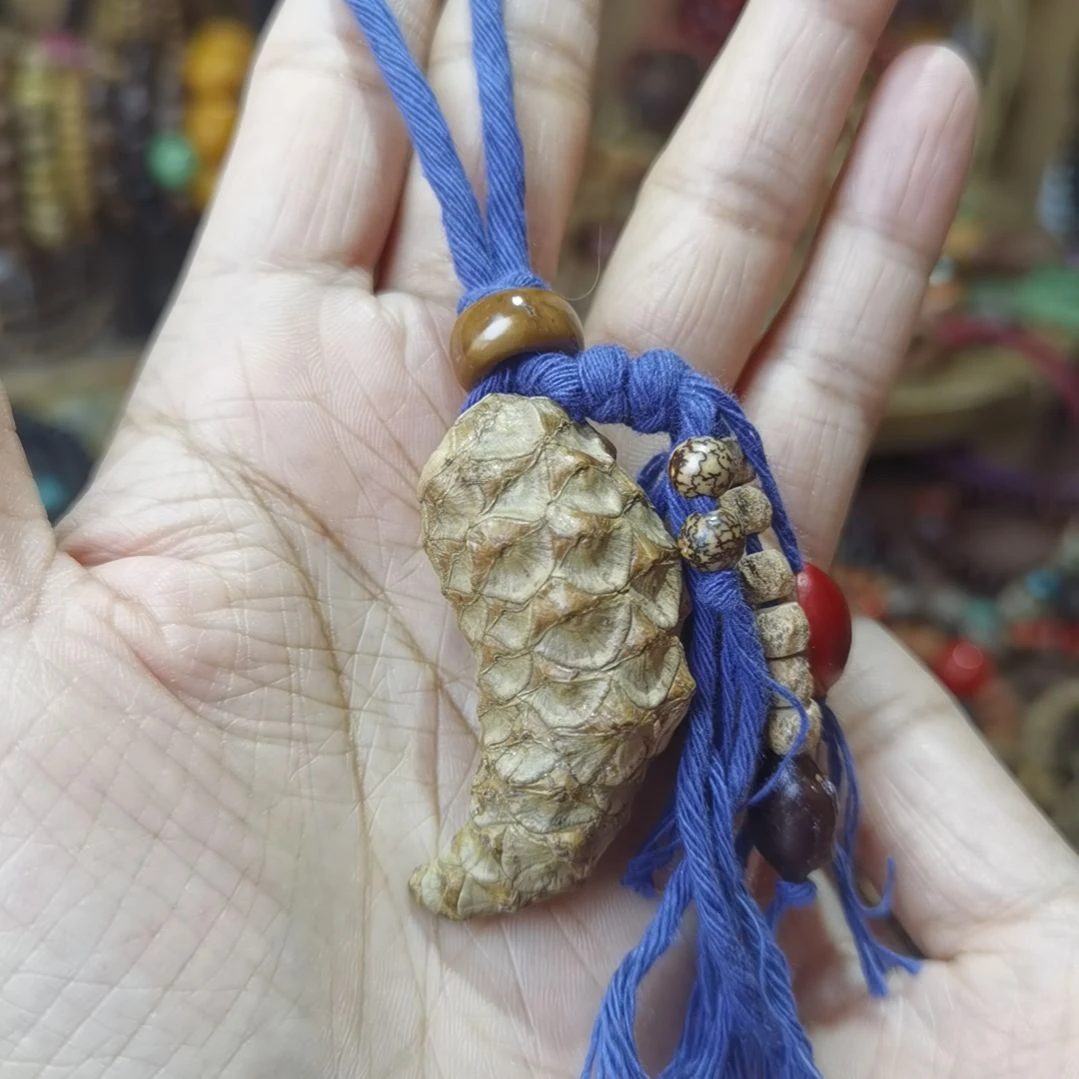 紫金鼠吊坠龙鳞凤爪包挂